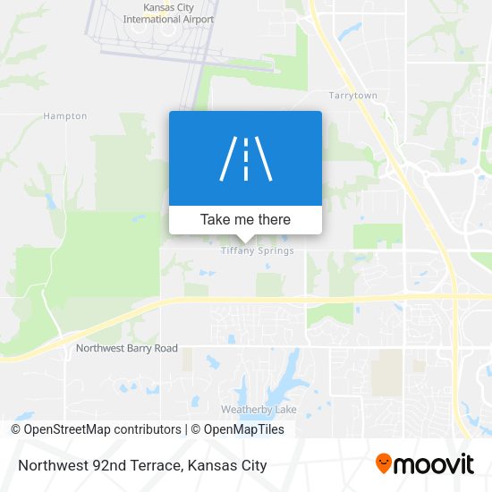 Northwest 92nd Terrace map