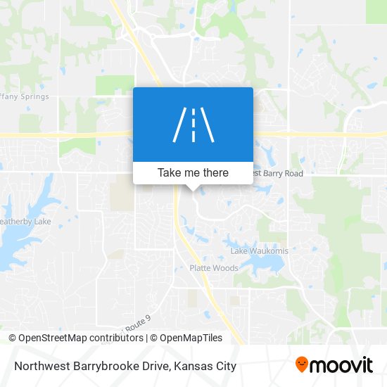 Mapa de Northwest Barrybrooke Drive