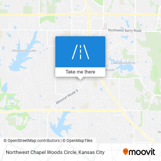 Northwest Chapel Woods Circle map