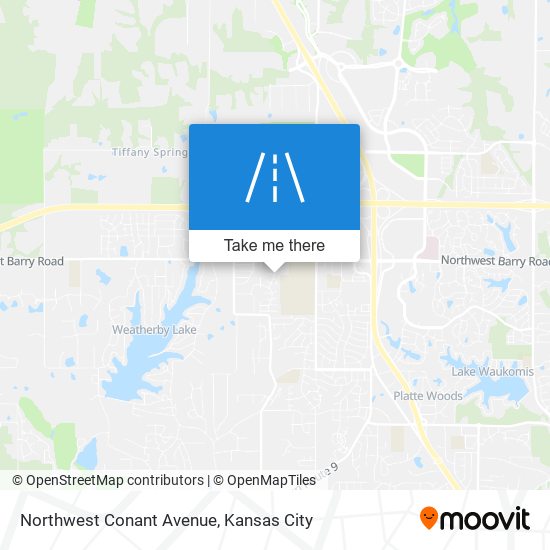 Mapa de Northwest Conant Avenue