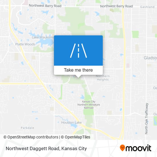 Northwest Daggett Road map