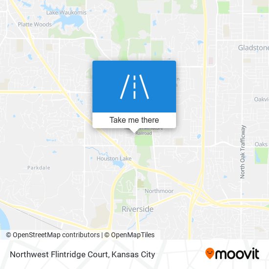 Northwest Flintridge Court map