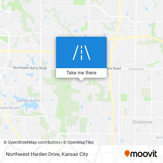 Northwest Harden Drive map