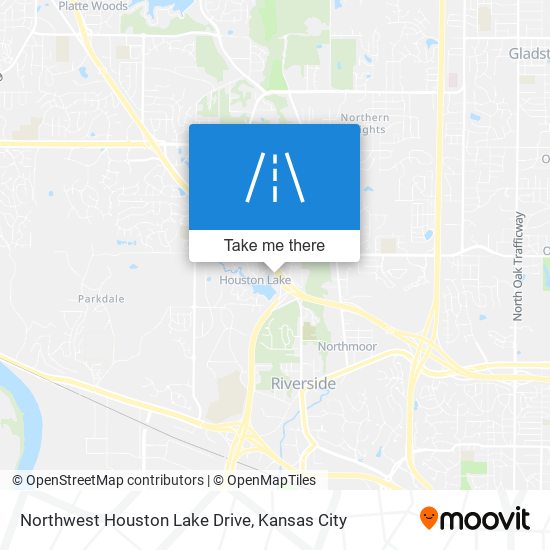 Northwest Houston Lake Drive map