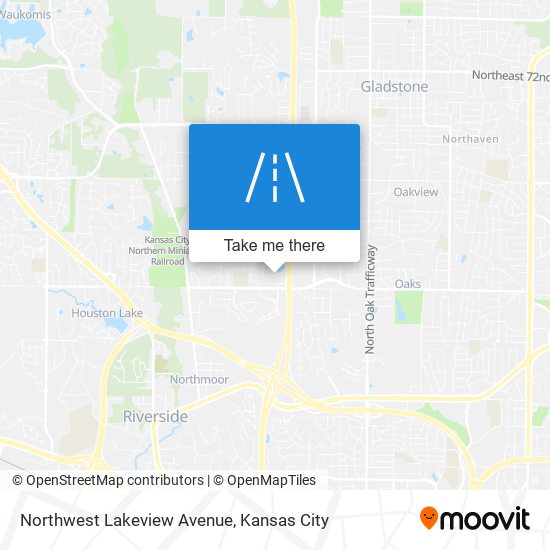 Northwest Lakeview Avenue map