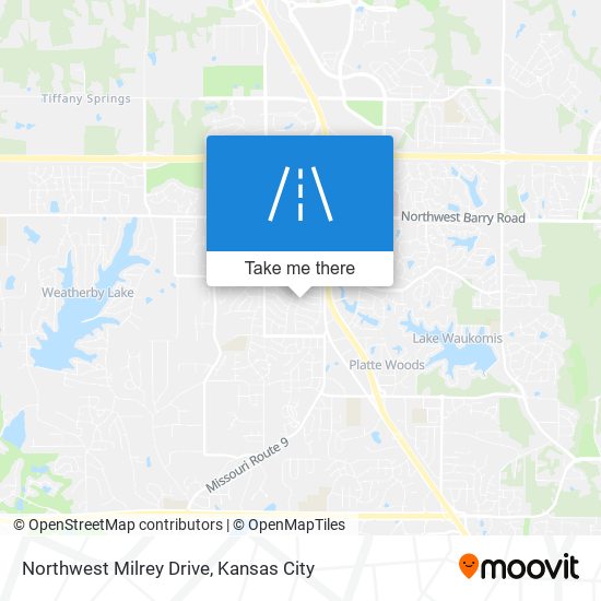 Northwest Milrey Drive map