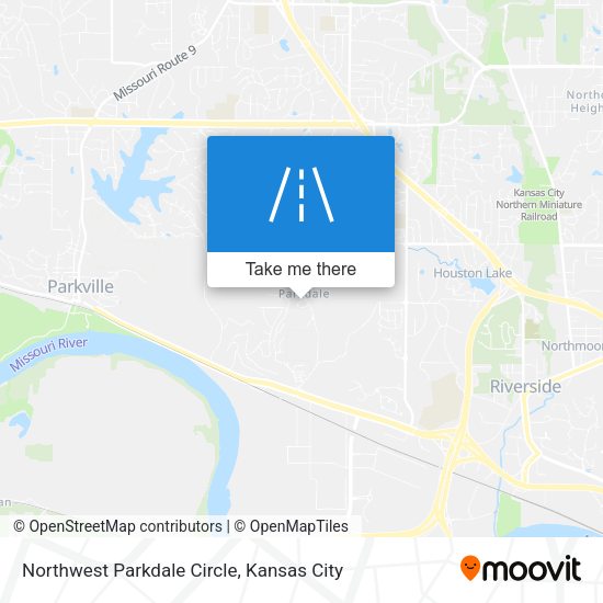 Northwest Parkdale Circle map