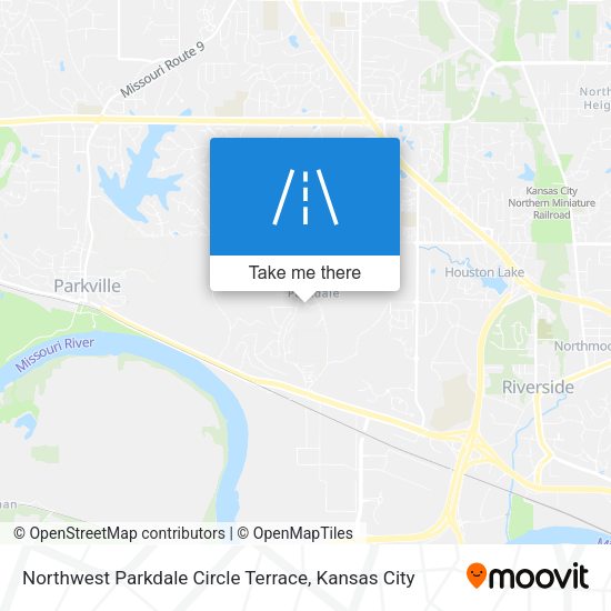 Northwest Parkdale Circle Terrace map