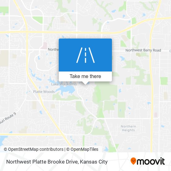 Northwest Platte Brooke Drive map