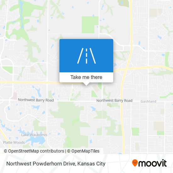 Mapa de Northwest Powderhorn Drive