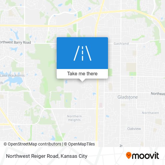 Northwest Reiger Road map