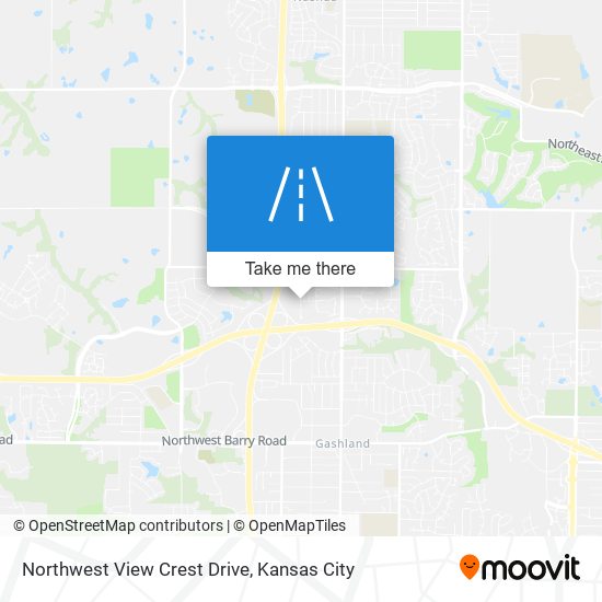 Northwest View Crest Drive map