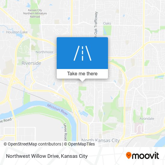 Mapa de Northwest Willow Drive