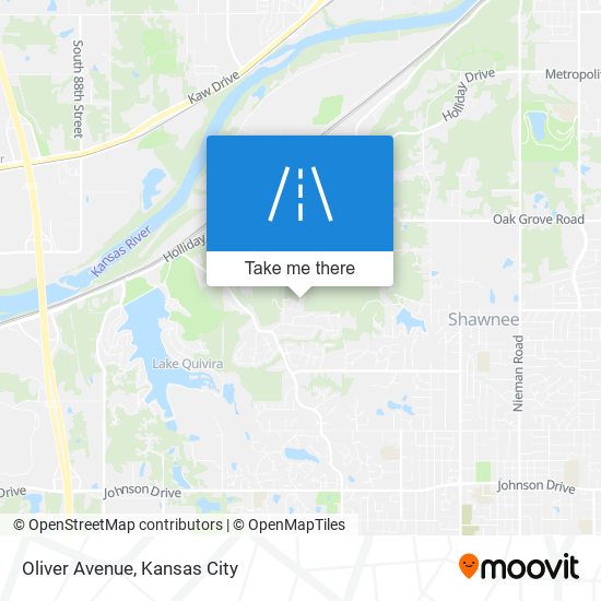 Oliver Avenue map