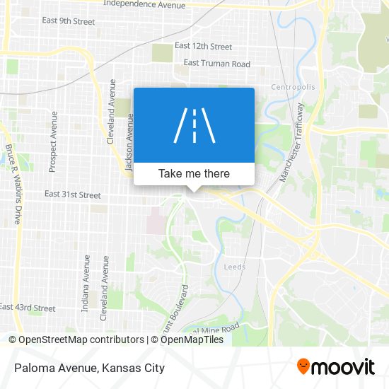Paloma Avenue map