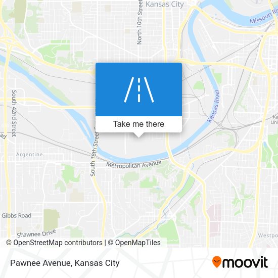 Mapa de Pawnee Avenue