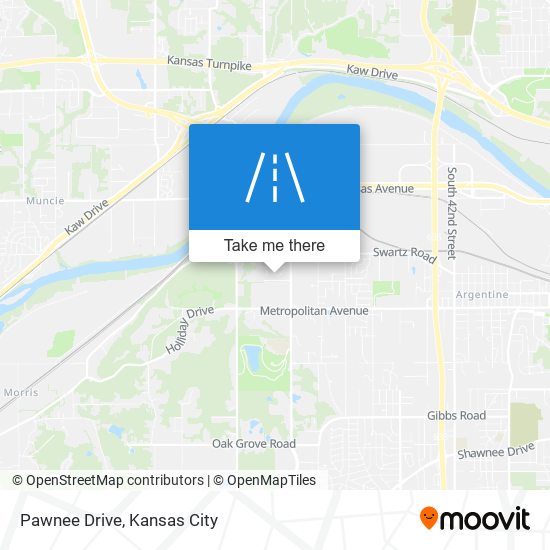 Pawnee Drive map