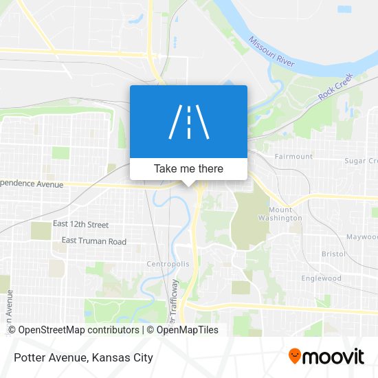 Mapa de Potter Avenue