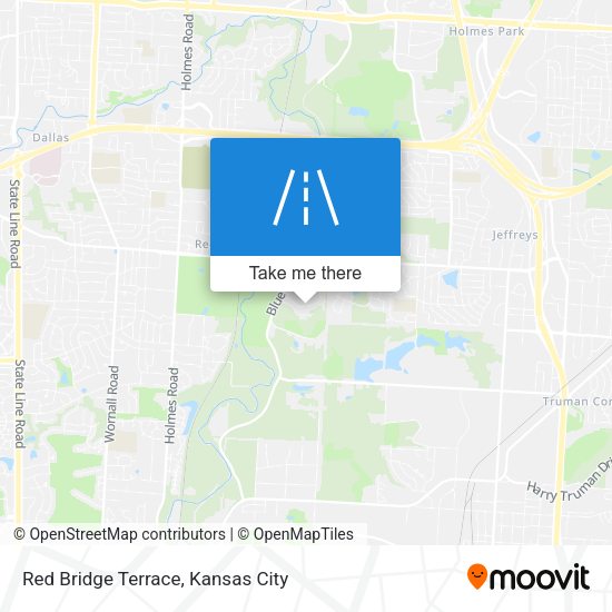 Red Bridge Terrace map