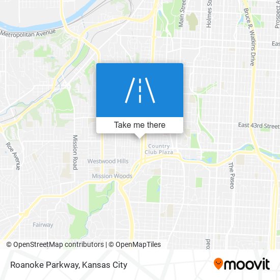 Roanoke Parkway map