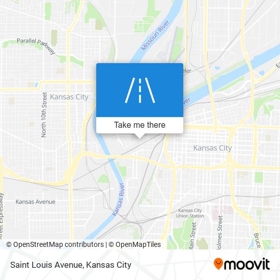 Saint Louis Avenue map