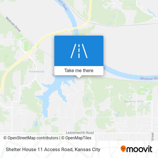 Mapa de Shelter House 11 Access Road