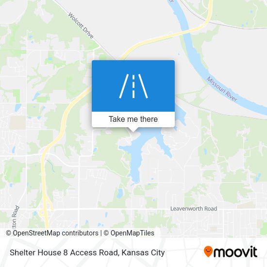 Mapa de Shelter House 8 Access Road