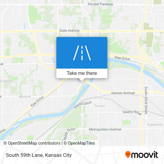 South 59th Lane map
