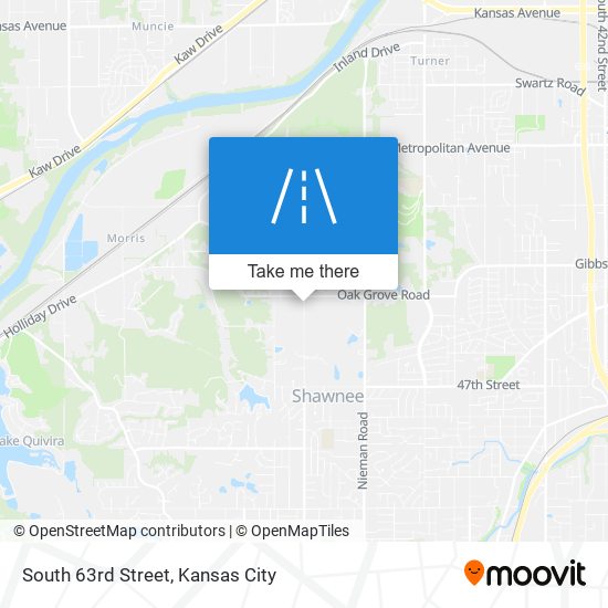 South 63rd Street map