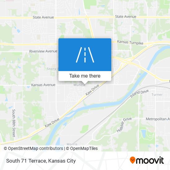 South 71 Terrace map