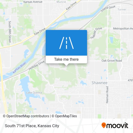 South 71st Place map