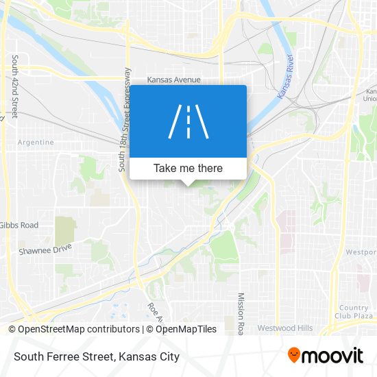 South Ferree Street map