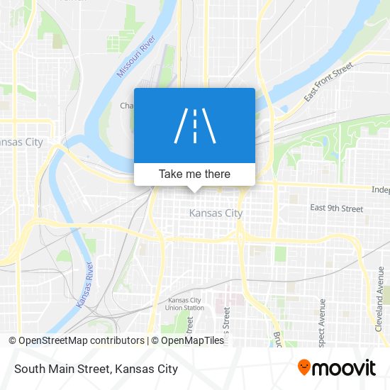 South Main Street map