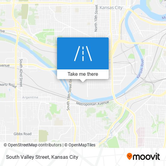 South Valley Street map