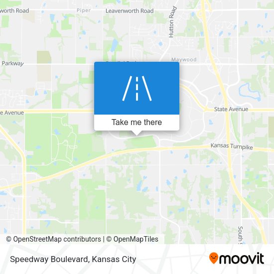 Speedway Boulevard map