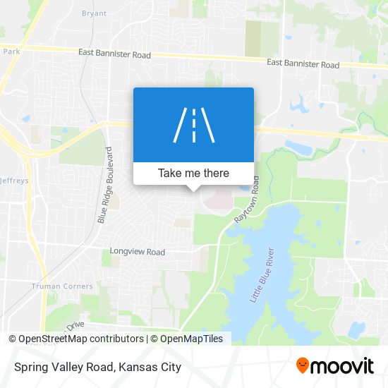 Spring Valley Road map