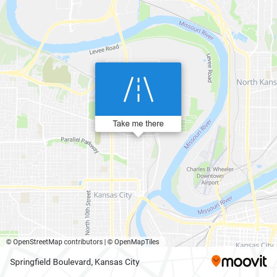 Springfield Boulevard map