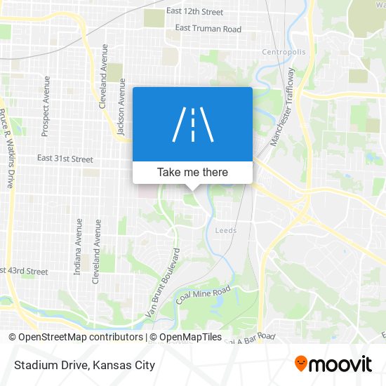 Stadium Drive map