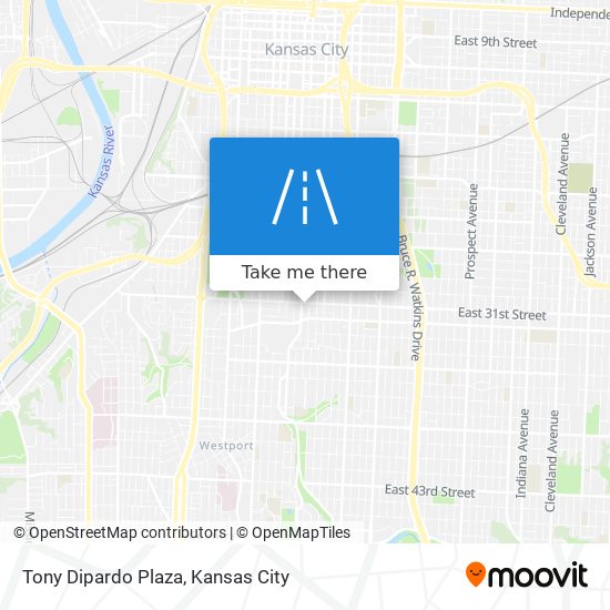 Tony Dipardo Plaza map