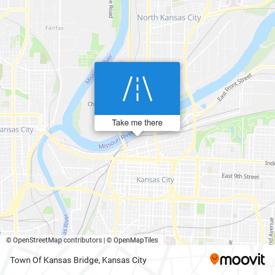 Mapa de Town Of Kansas Bridge