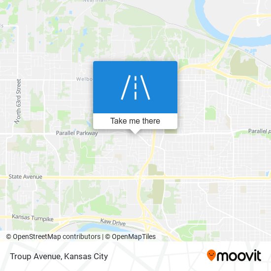 Troup Avenue map