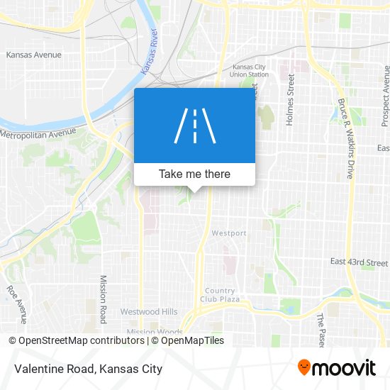 Valentine Road map