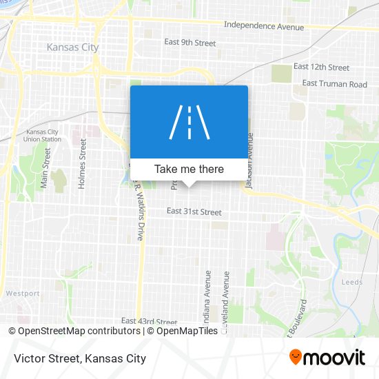 Mapa de Victor Street