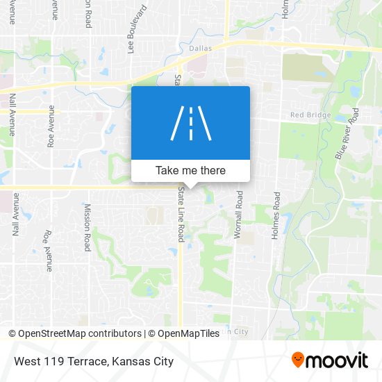 Mapa de West 119 Terrace