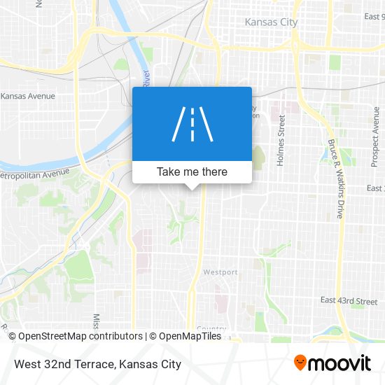 Mapa de West 32nd Terrace