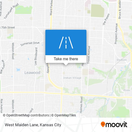 West Maiden Lane map