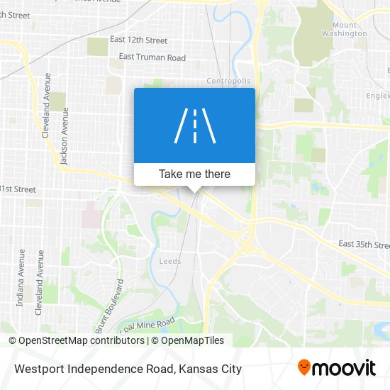 Mapa de Westport Independence Road