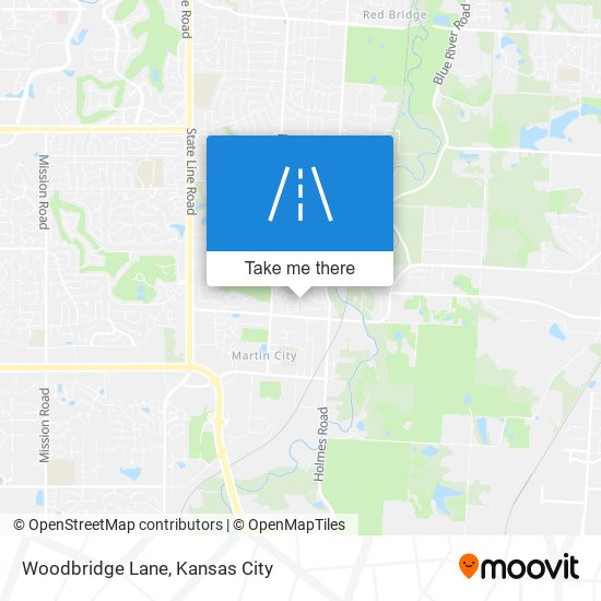 Mapa de Woodbridge Lane