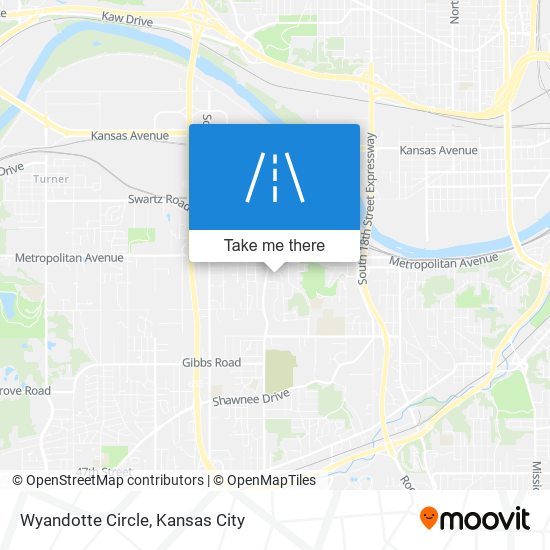 Wyandotte Circle map