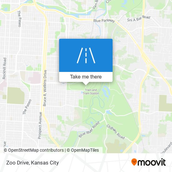 Mapa de Zoo Drive